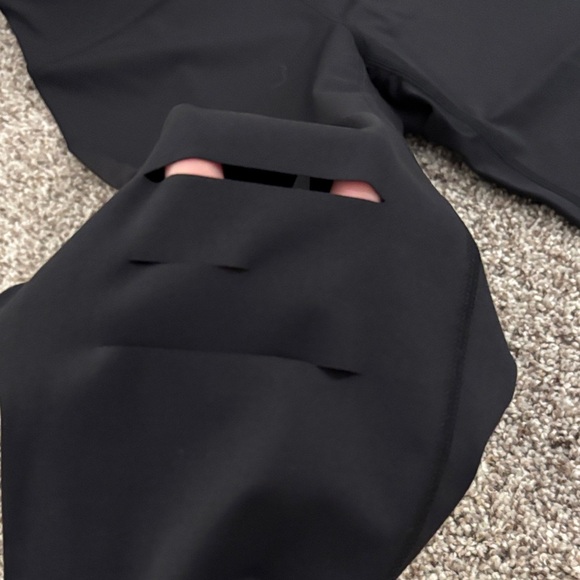 ZYIA Black Slash Women's Leggings - Picture 6 of 10